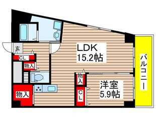 リベルテ鶴舞の物件間取画像